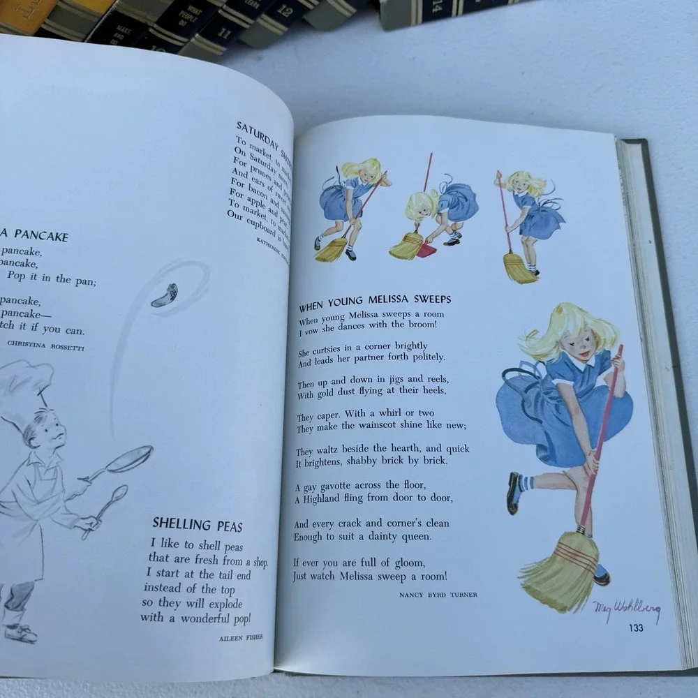 Childcraft Children's Education Book Set Hardcover 1971 How & Why Library 1-14